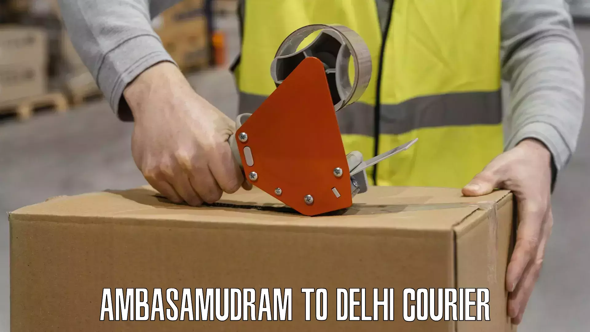 Secure freight services Ambasamudram to University of Delhi