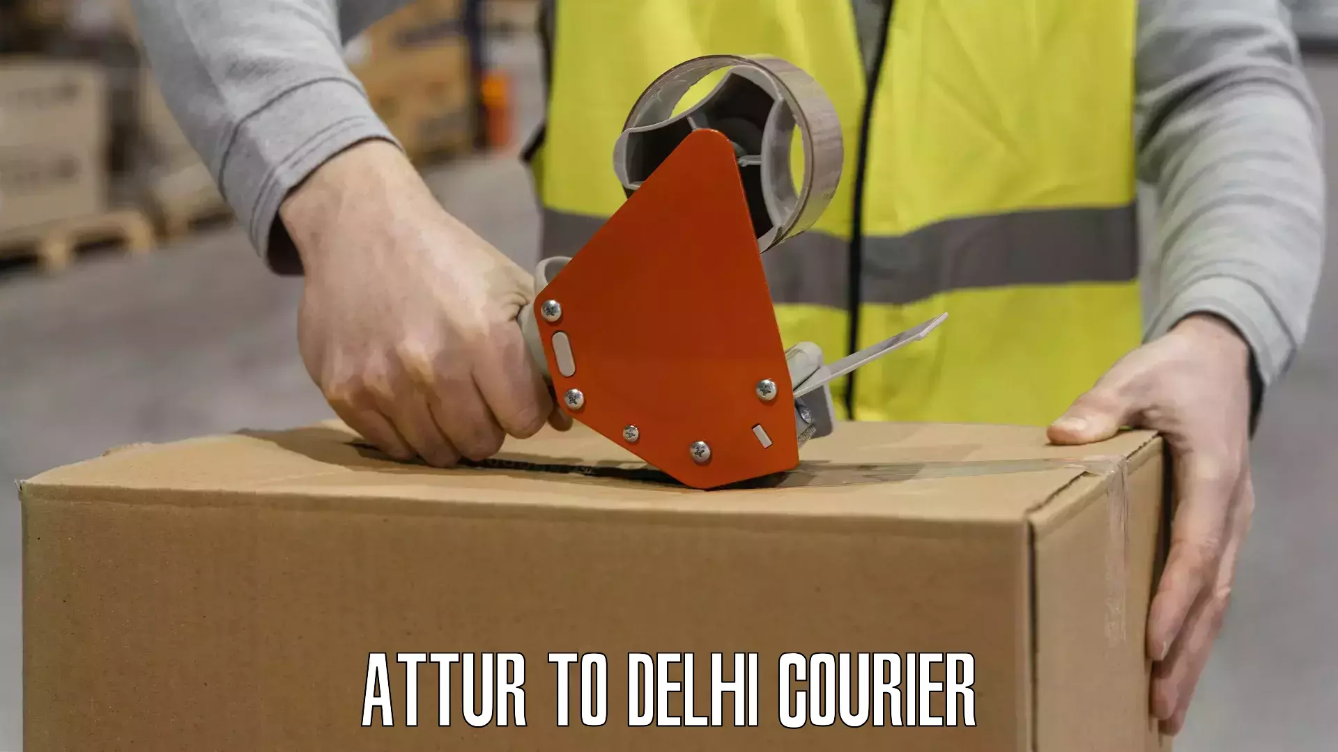 Affordable parcel service Attur to Delhi