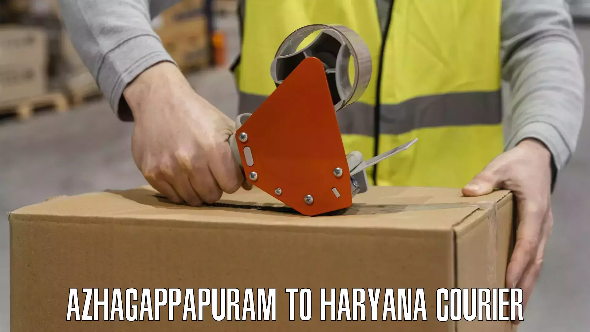 Courier service efficiency Azhagappapuram to Haryana