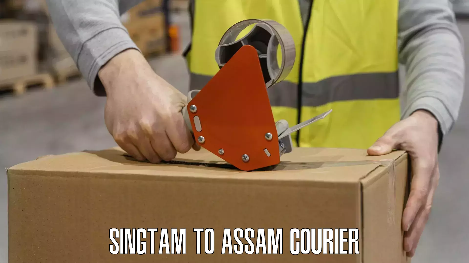 Return courier service Singtam to Sadiya