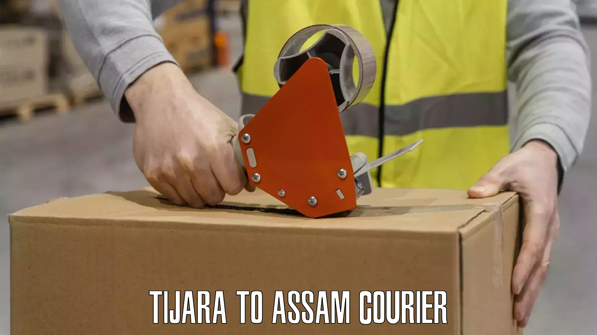 Customizable shipping options Tijara to Sonari Charaideo