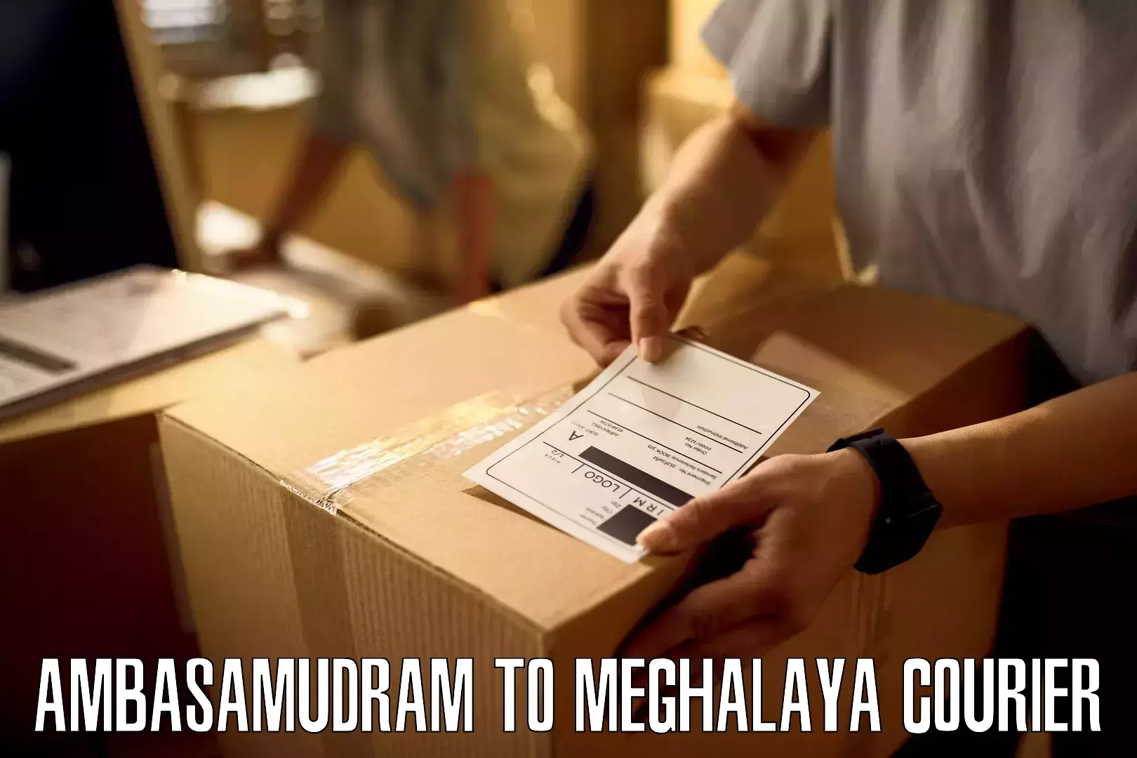 Personalized courier solutions Ambasamudram to Meghalaya
