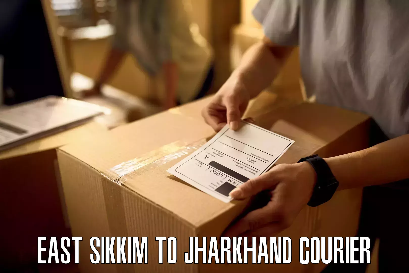 Courier tracking online in East Sikkim to Chakradharpur