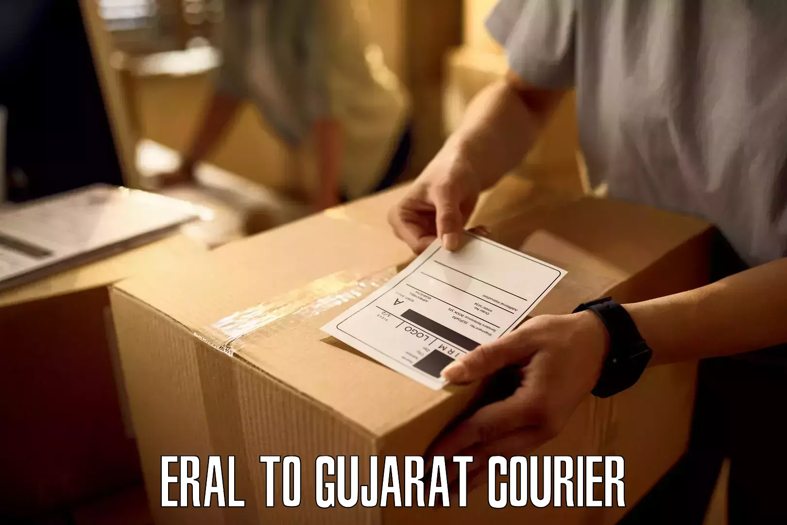 Smart parcel tracking Eral to Mahesana