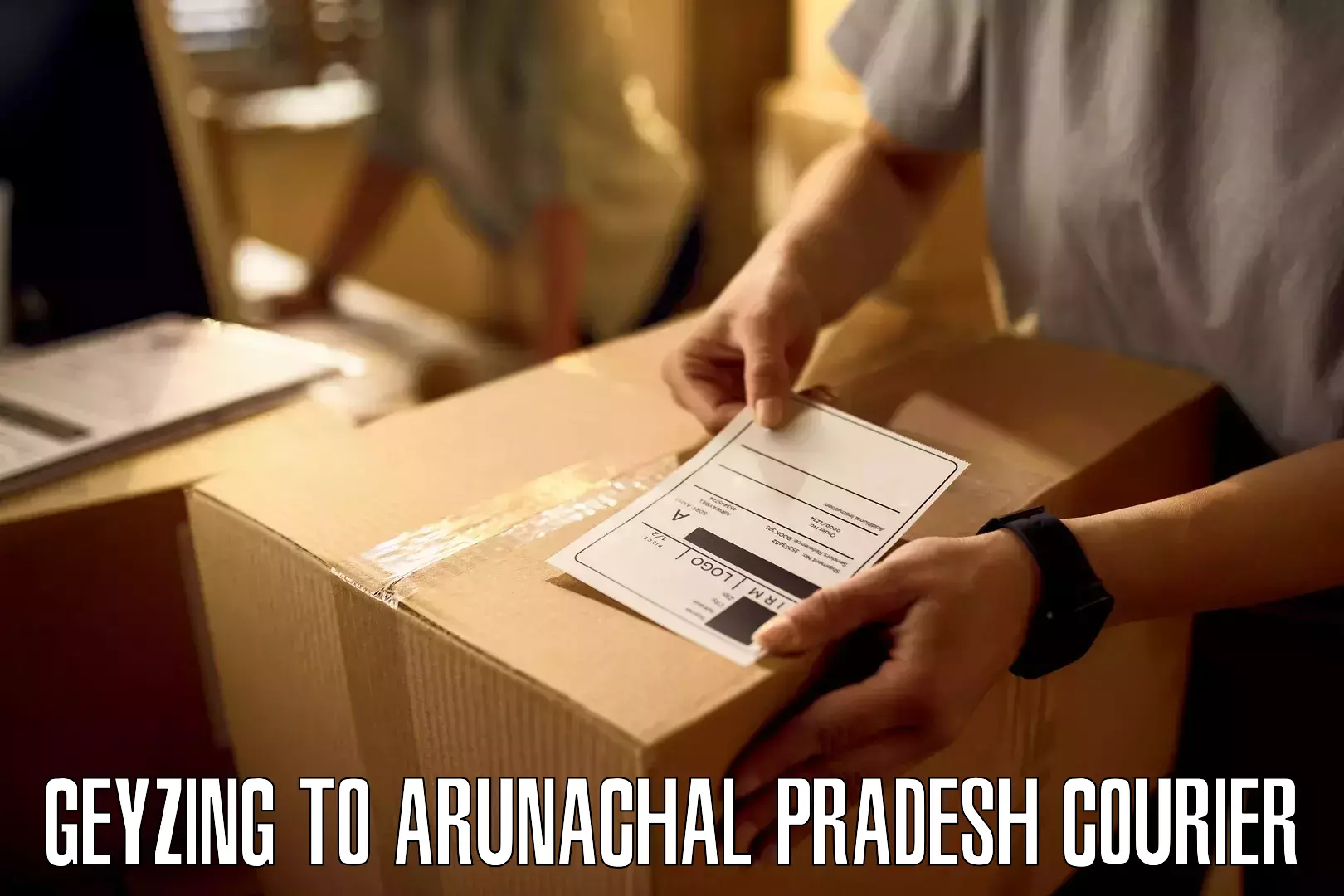Tailored shipping plans Geyzing to Arunachal Pradesh