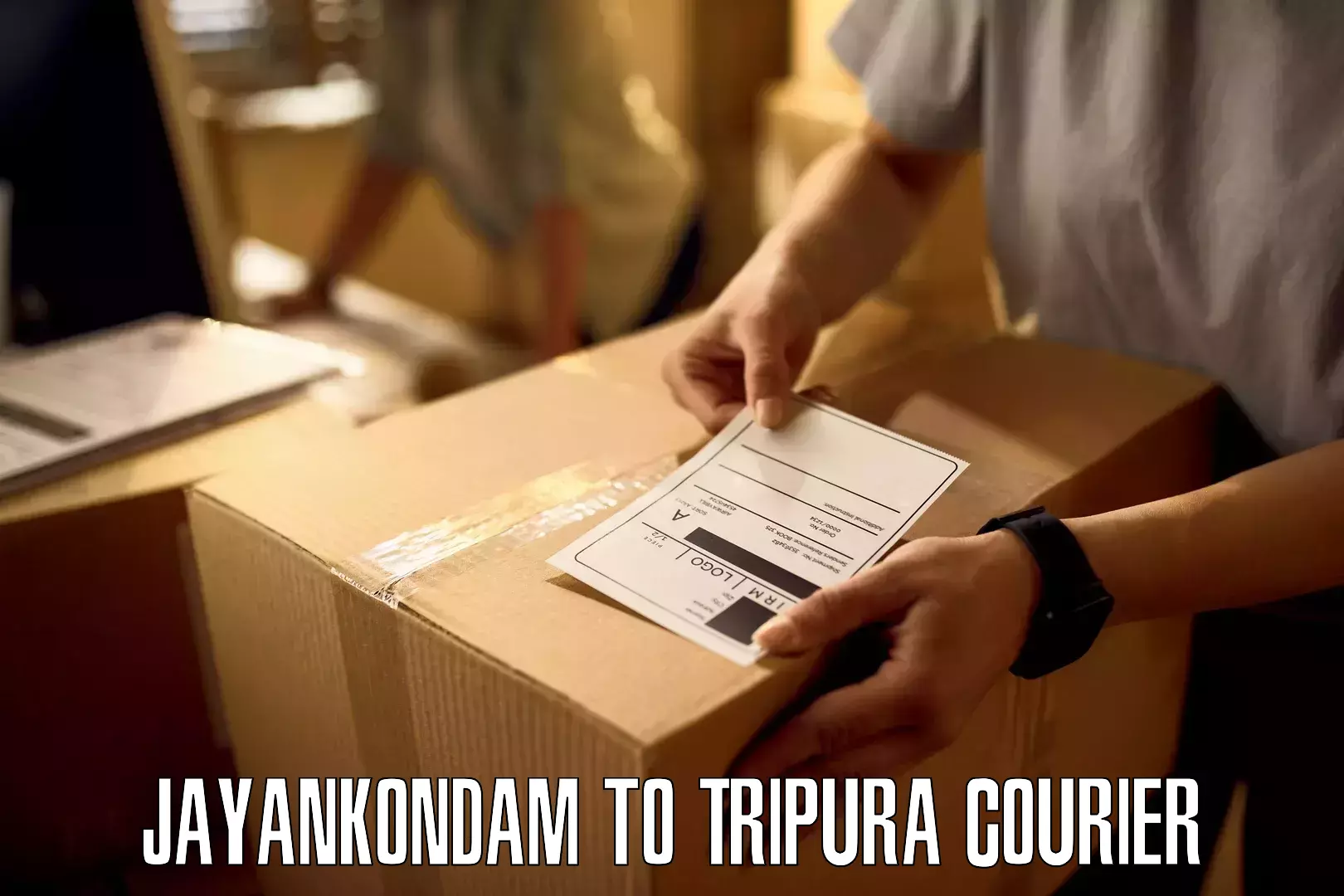 On-call courier service Jayankondam to Tripura