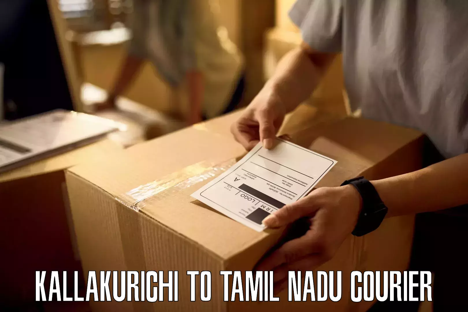 Lightweight parcel options Kallakurichi to Udumalaipettai
