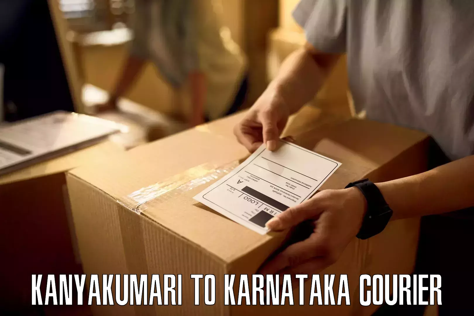 Dynamic parcel delivery Kanyakumari to Channarayapatna