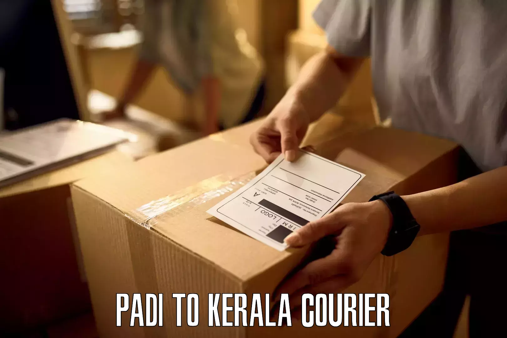 Professional courier handling Padi to Cherthala