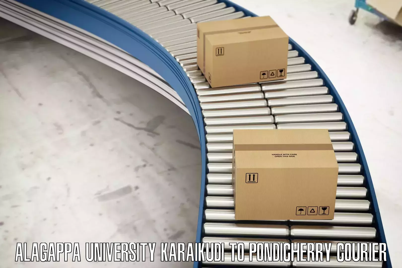 Smart parcel solutions Alagappa University Karaikudi to Karaikal