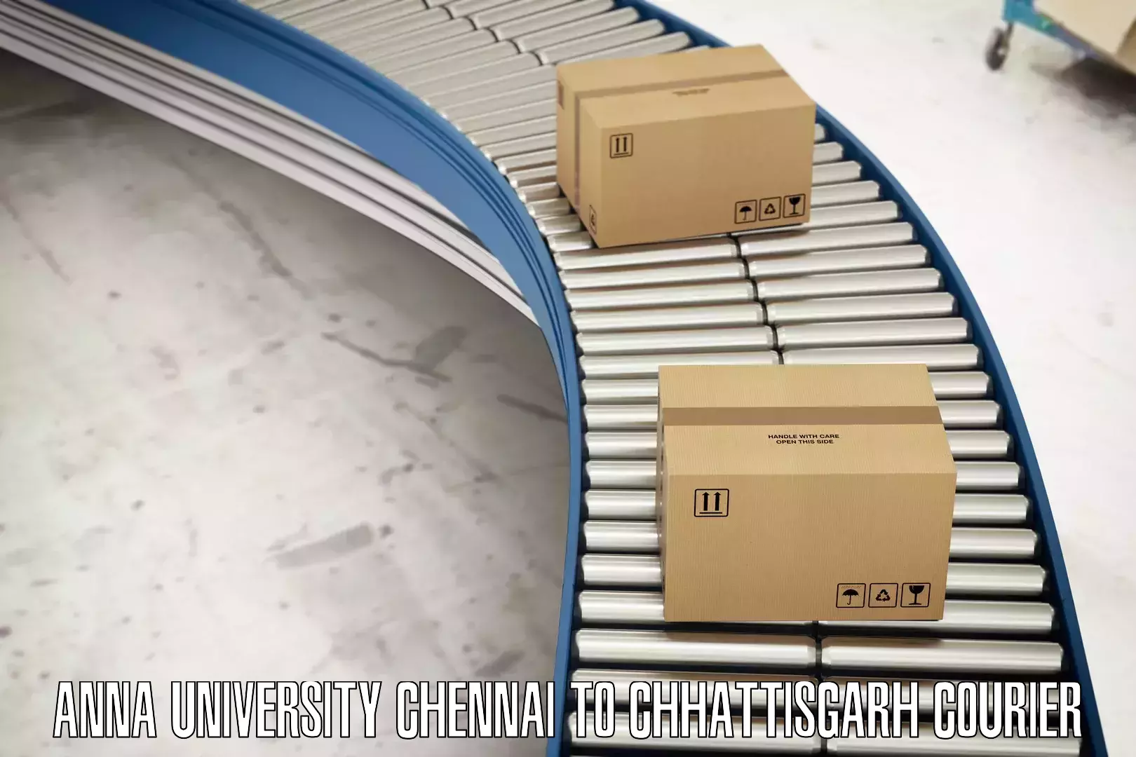 Business courier solutions Anna University Chennai to Ambikapur