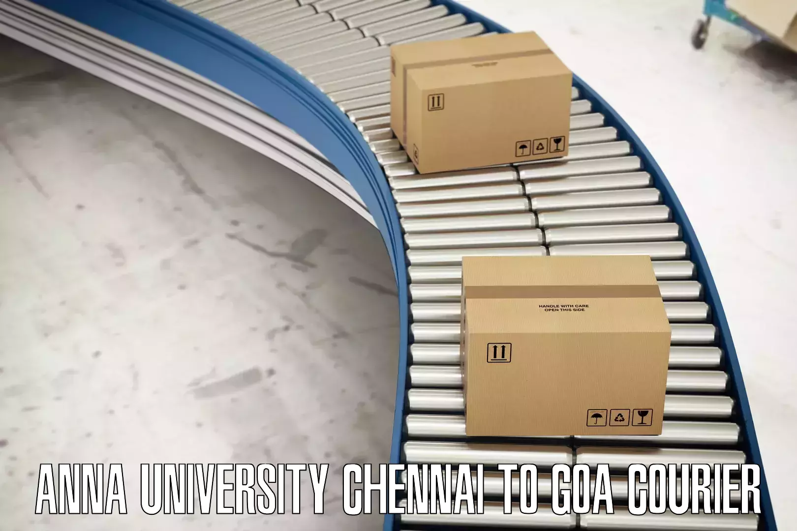 High-priority parcel service Anna University Chennai to Goa