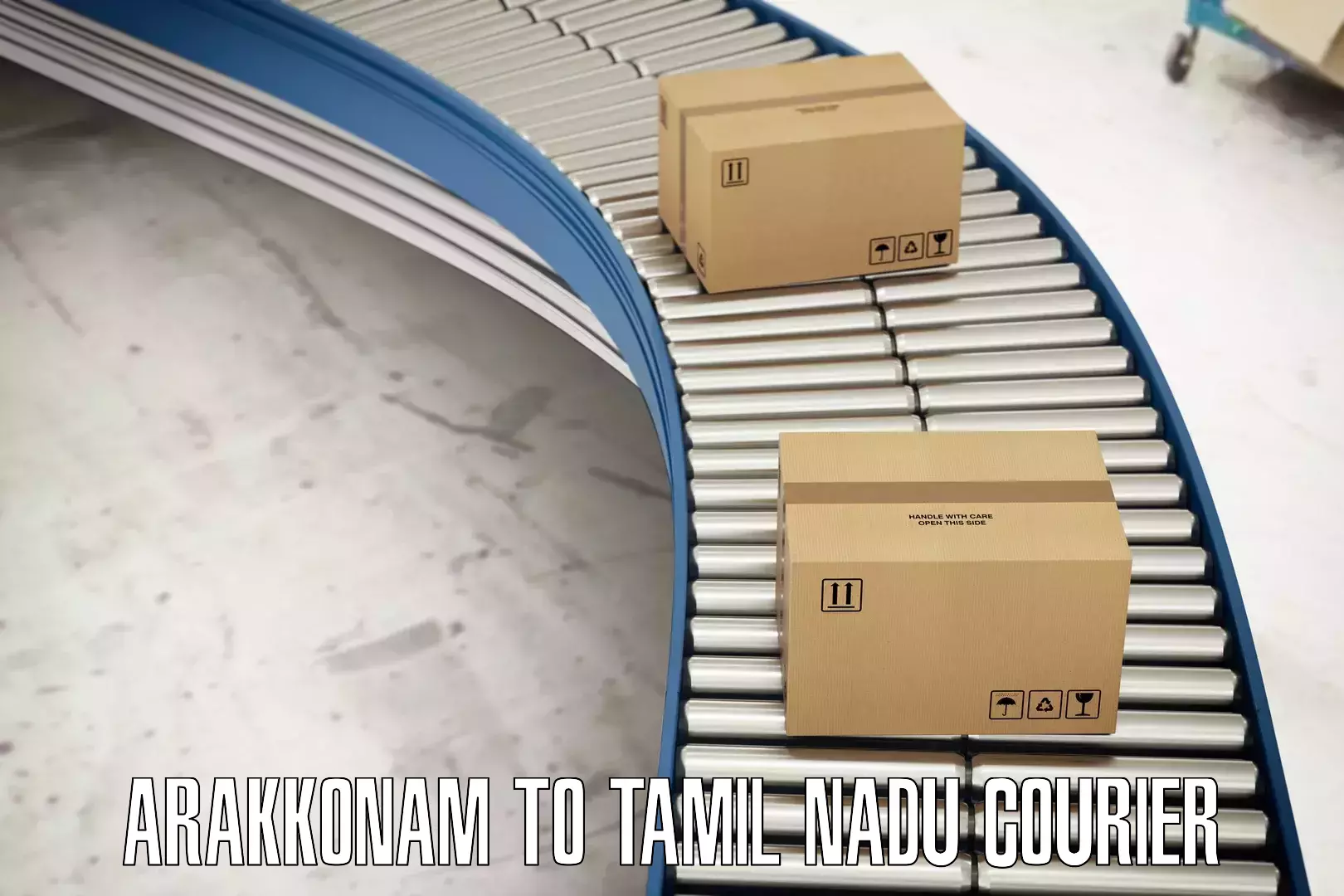 Round-the-clock parcel delivery Arakkonam to Chennai Port