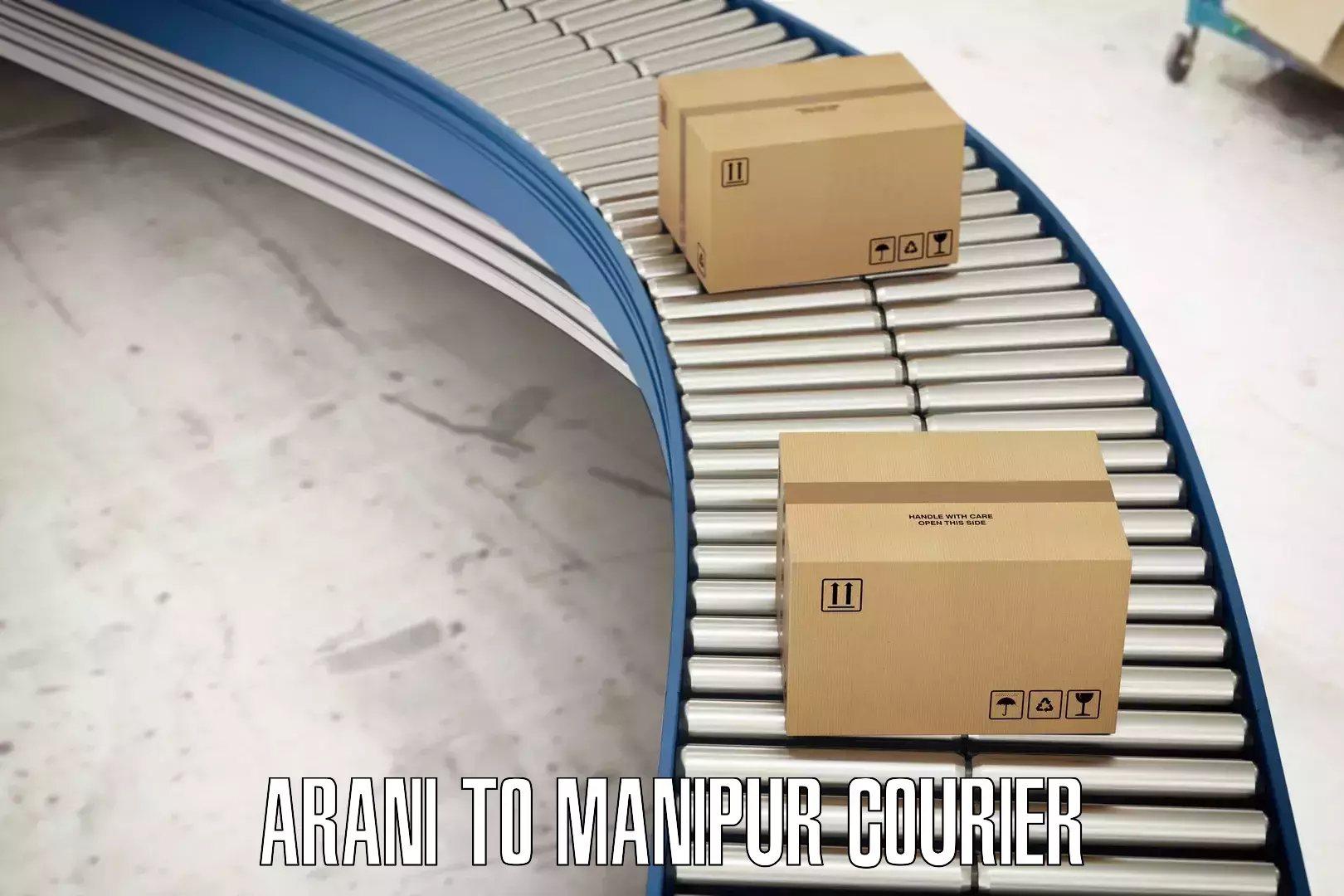 Customizable delivery plans Arani to Manipur