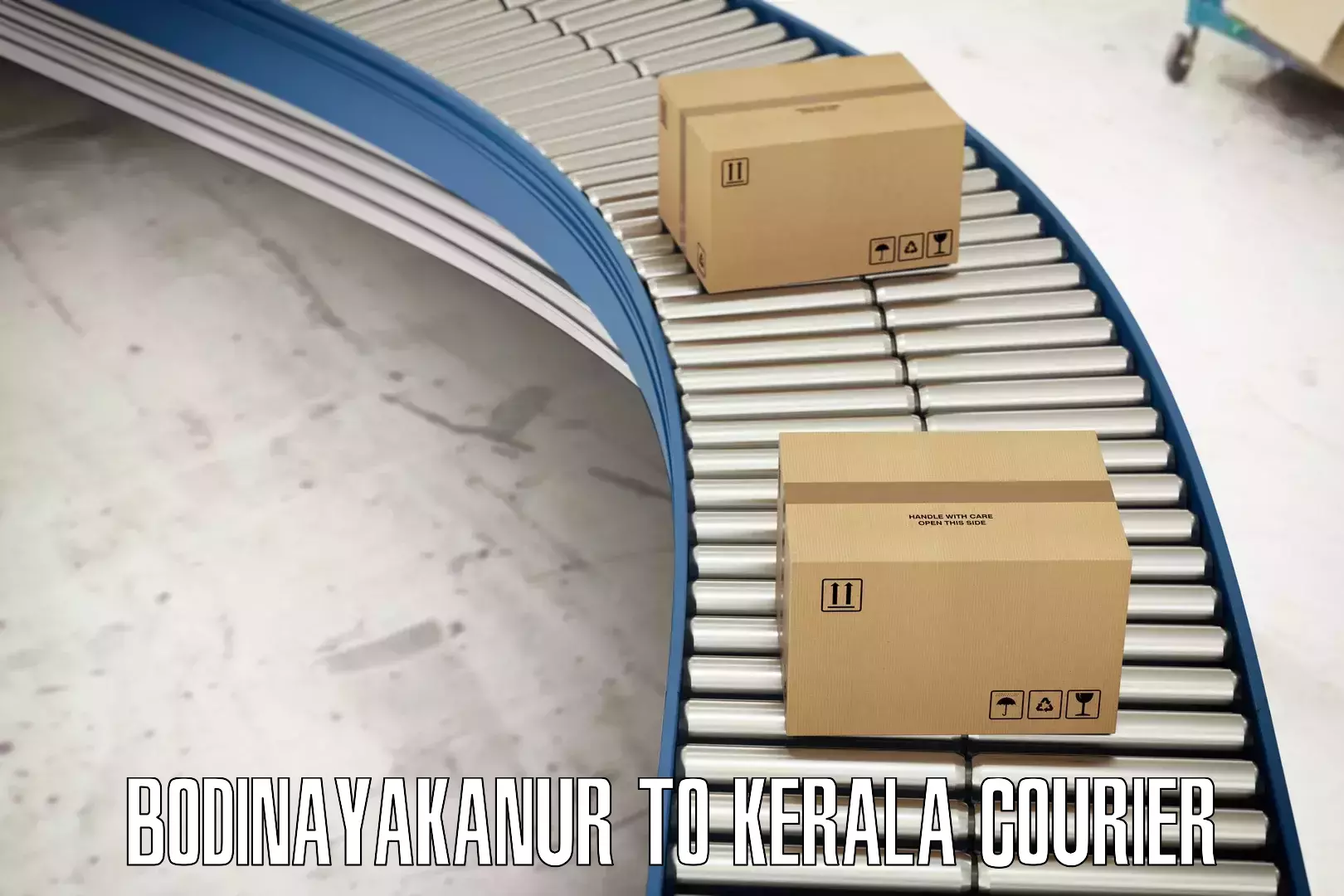 Full-service courier options Bodinayakanur to Irinjalakuda