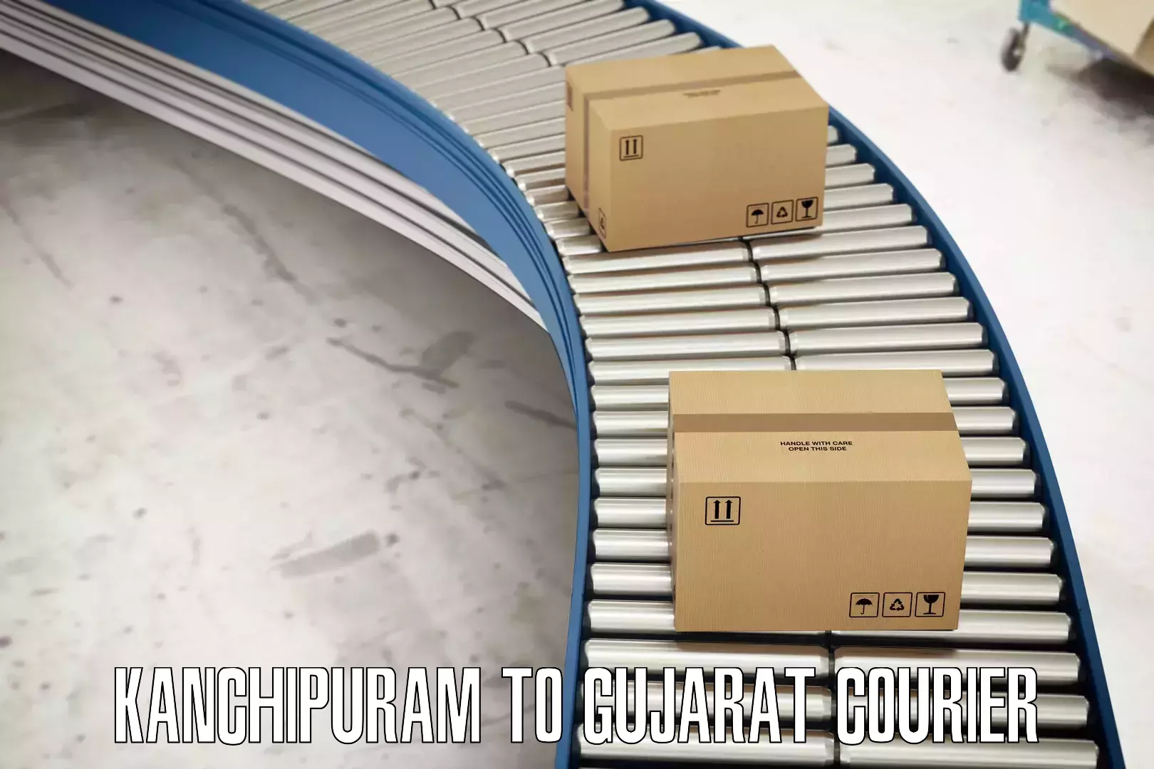 Discount courier rates Kanchipuram to Surendranagar