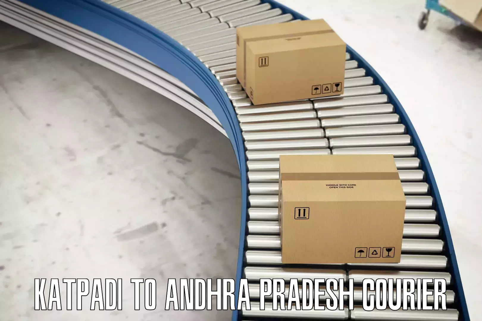 Advanced courier platforms Katpadi to Andhra Pradesh