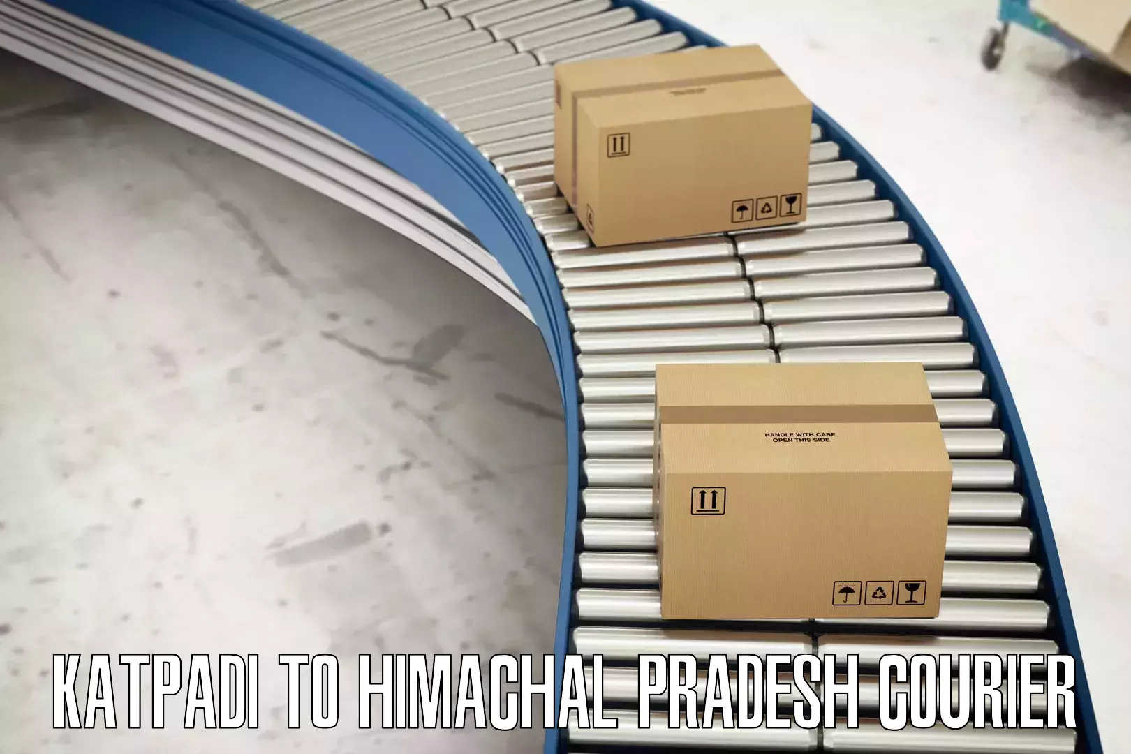 Large package courier Katpadi to Himachal Pradesh