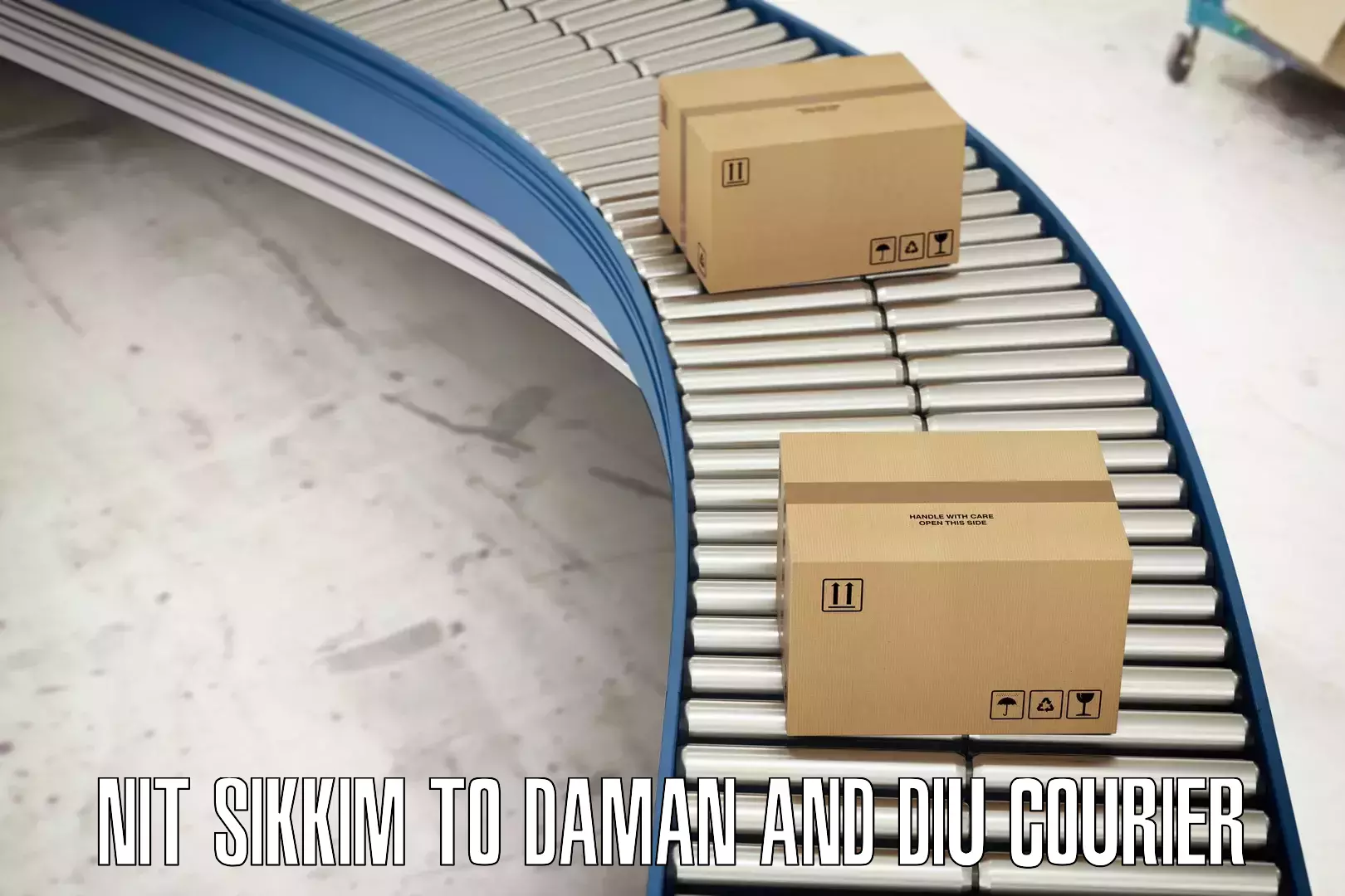 Tailored shipping services NIT Sikkim to Daman