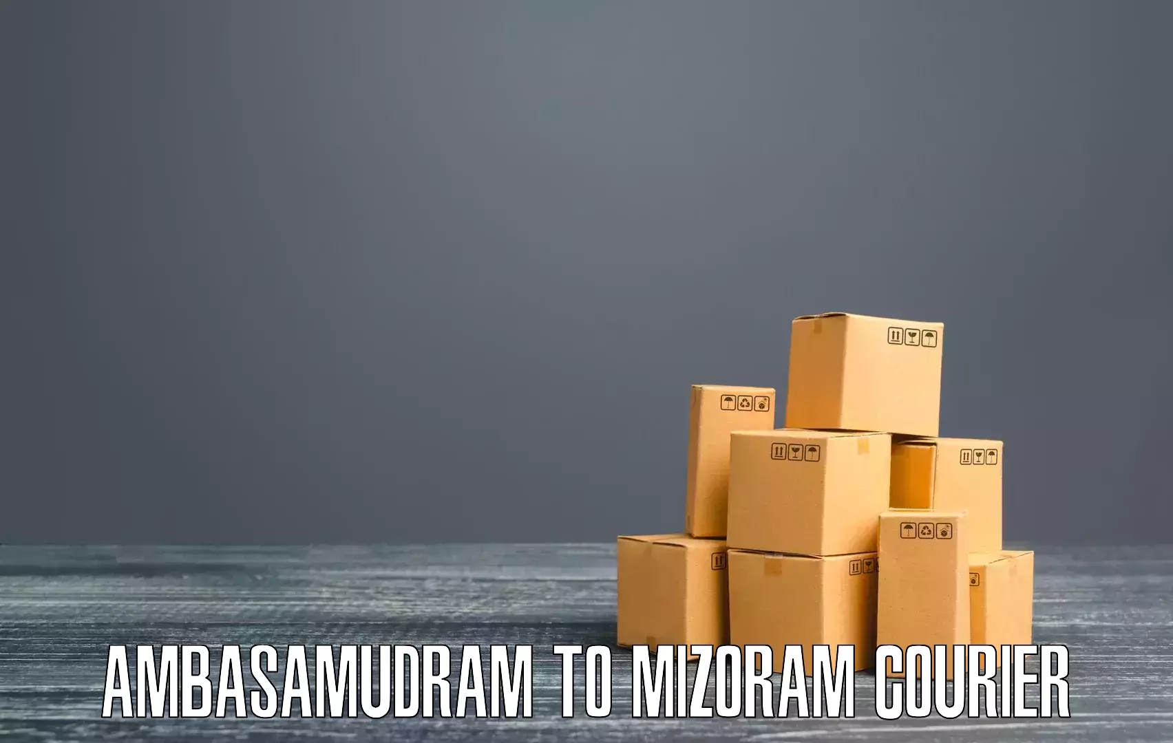 Fast shipping solutions Ambasamudram to Mizoram