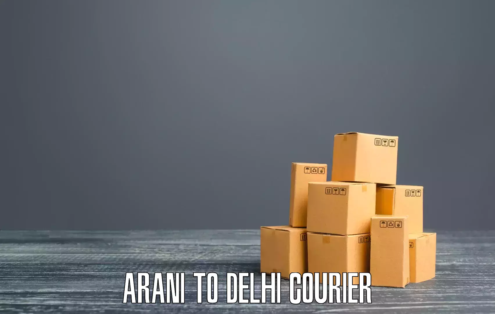 Same-day delivery options Arani to Sarojini Nagar