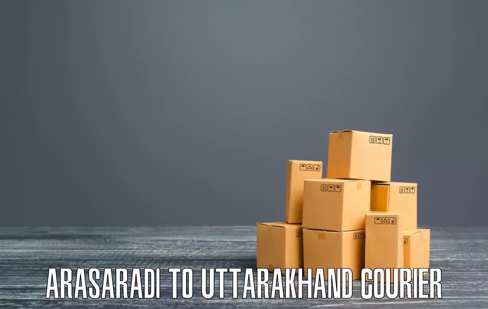 Courier dispatch services Arasaradi to Tehri