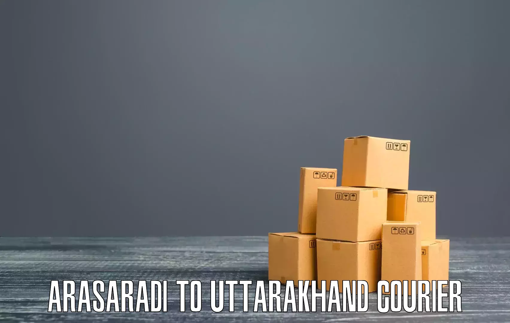 Lightweight parcel options Arasaradi to Almora