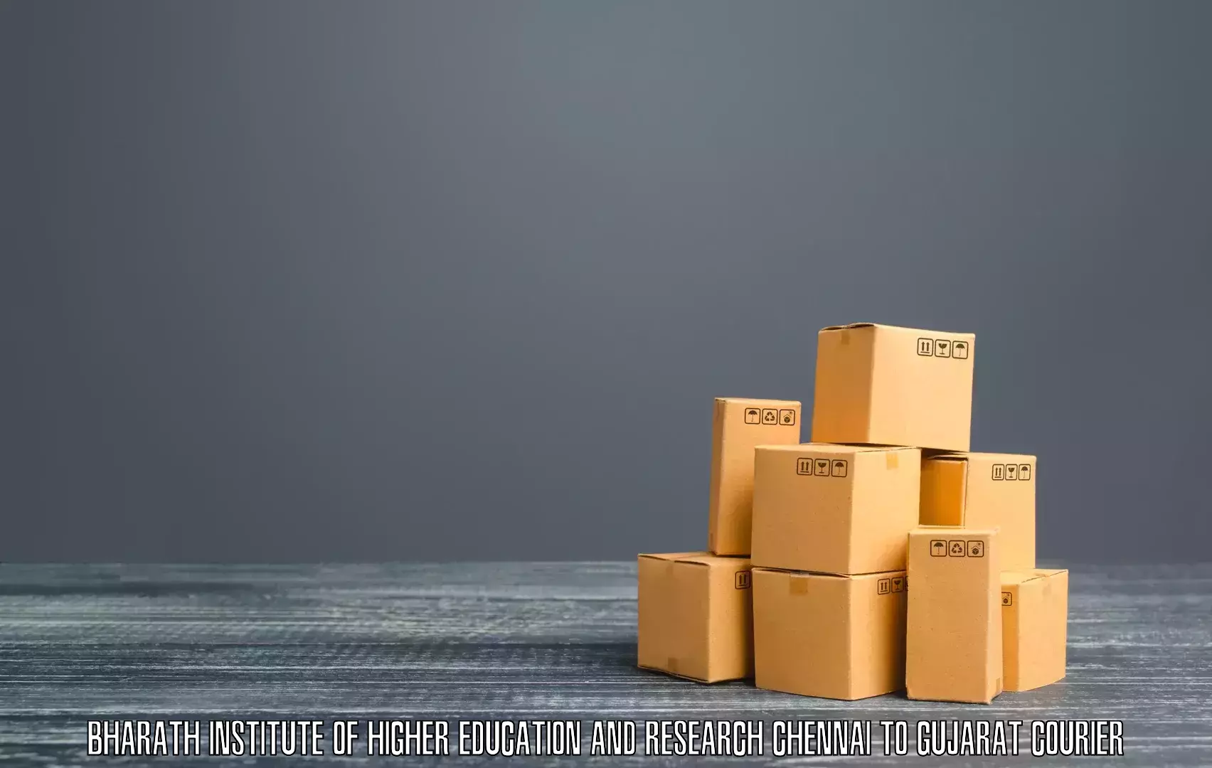 Express logistics Bharath Institute of Higher Education and Research Chennai to Jhagadia