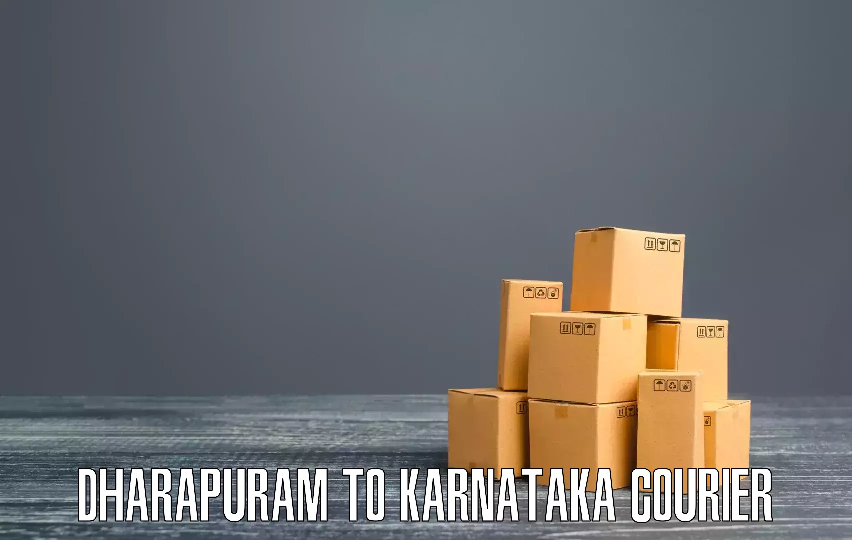 Courier service efficiency Dharapuram to Karwar