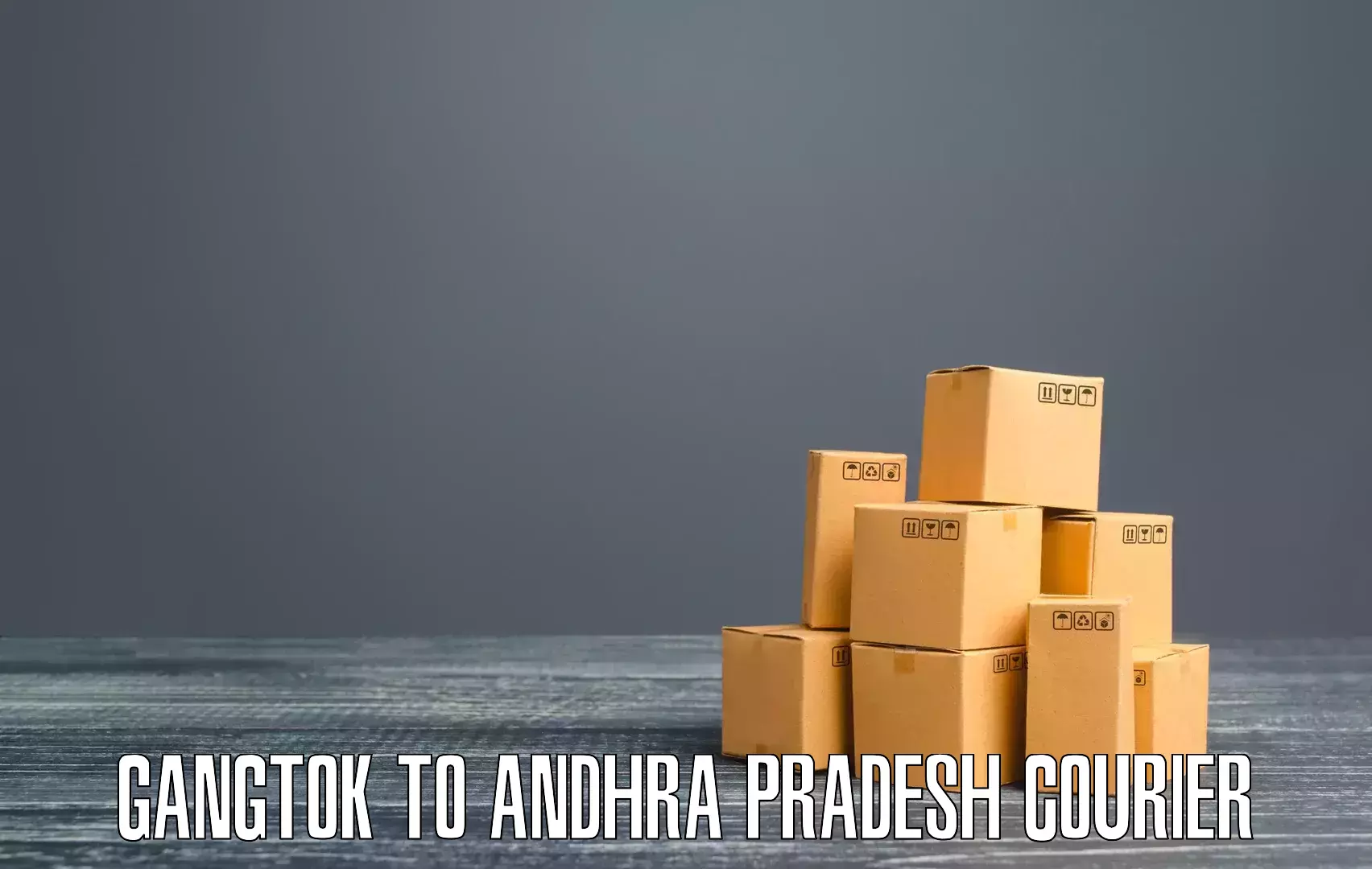 Efficient parcel delivery Gangtok to Gokavaram