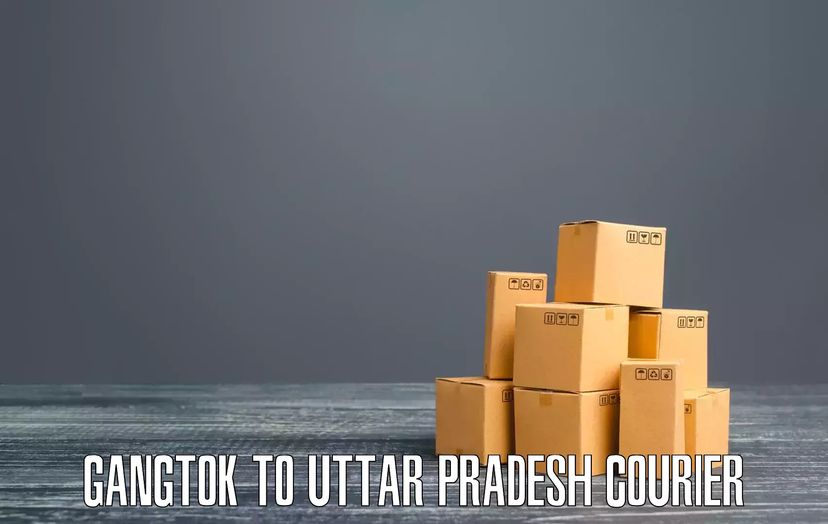 Overnight delivery services Gangtok to Uttar Pradesh
