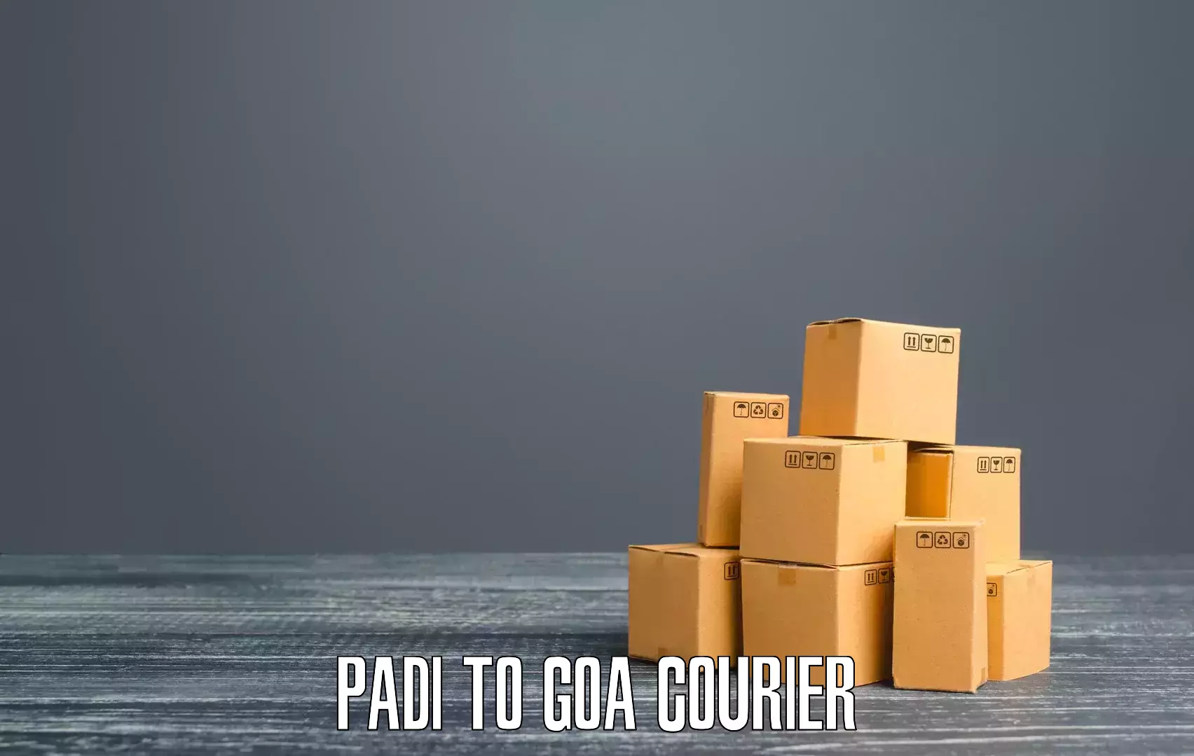 International courier networks Padi to Margao
