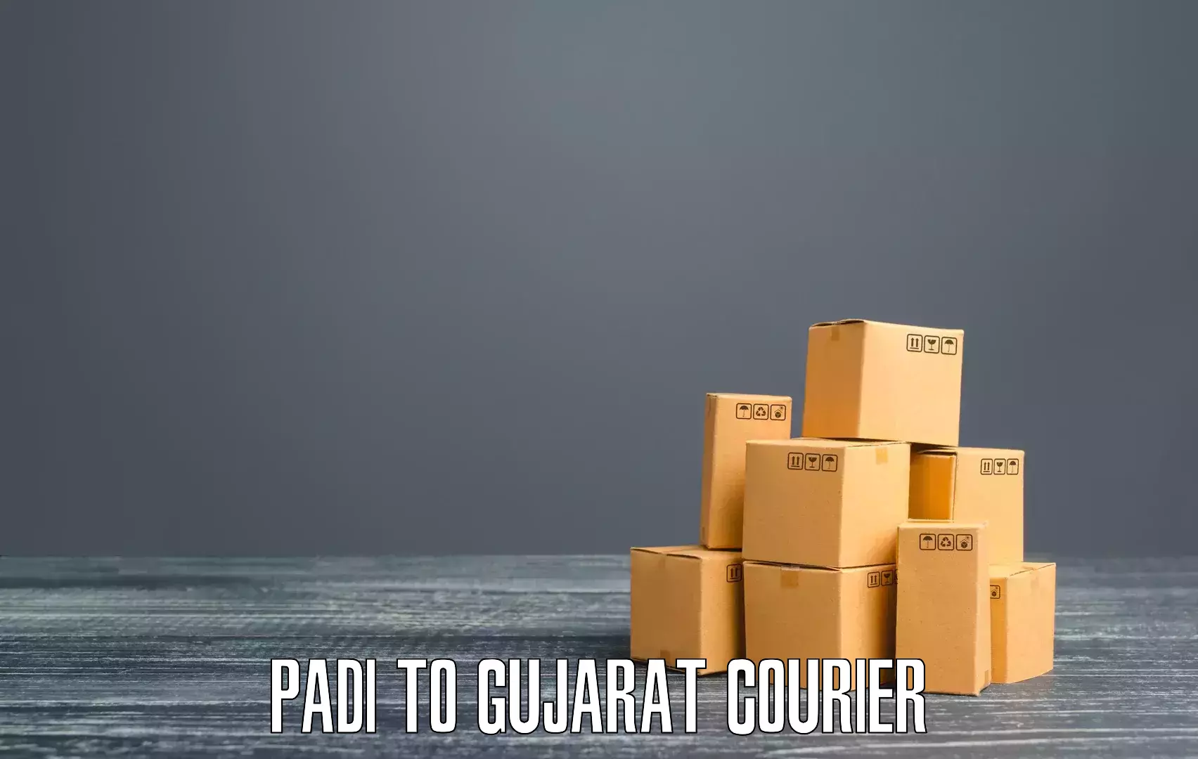 Courier membership Padi to IIIT Vadodara