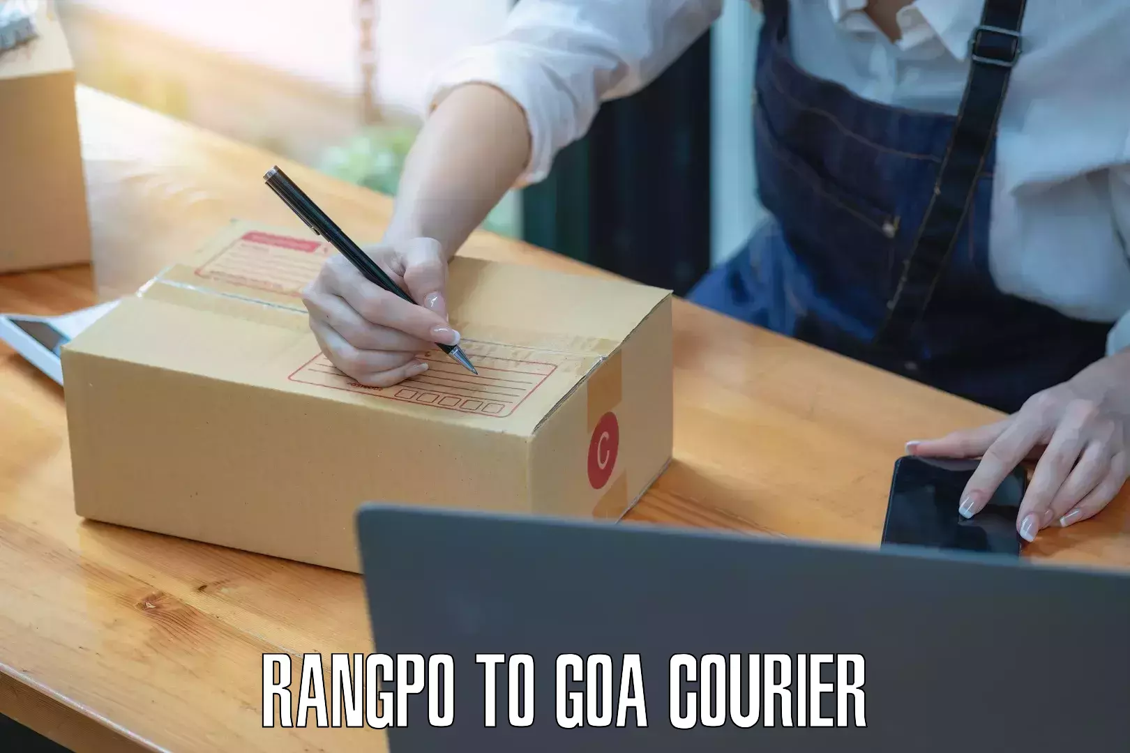 Express mail service Rangpo to Goa
