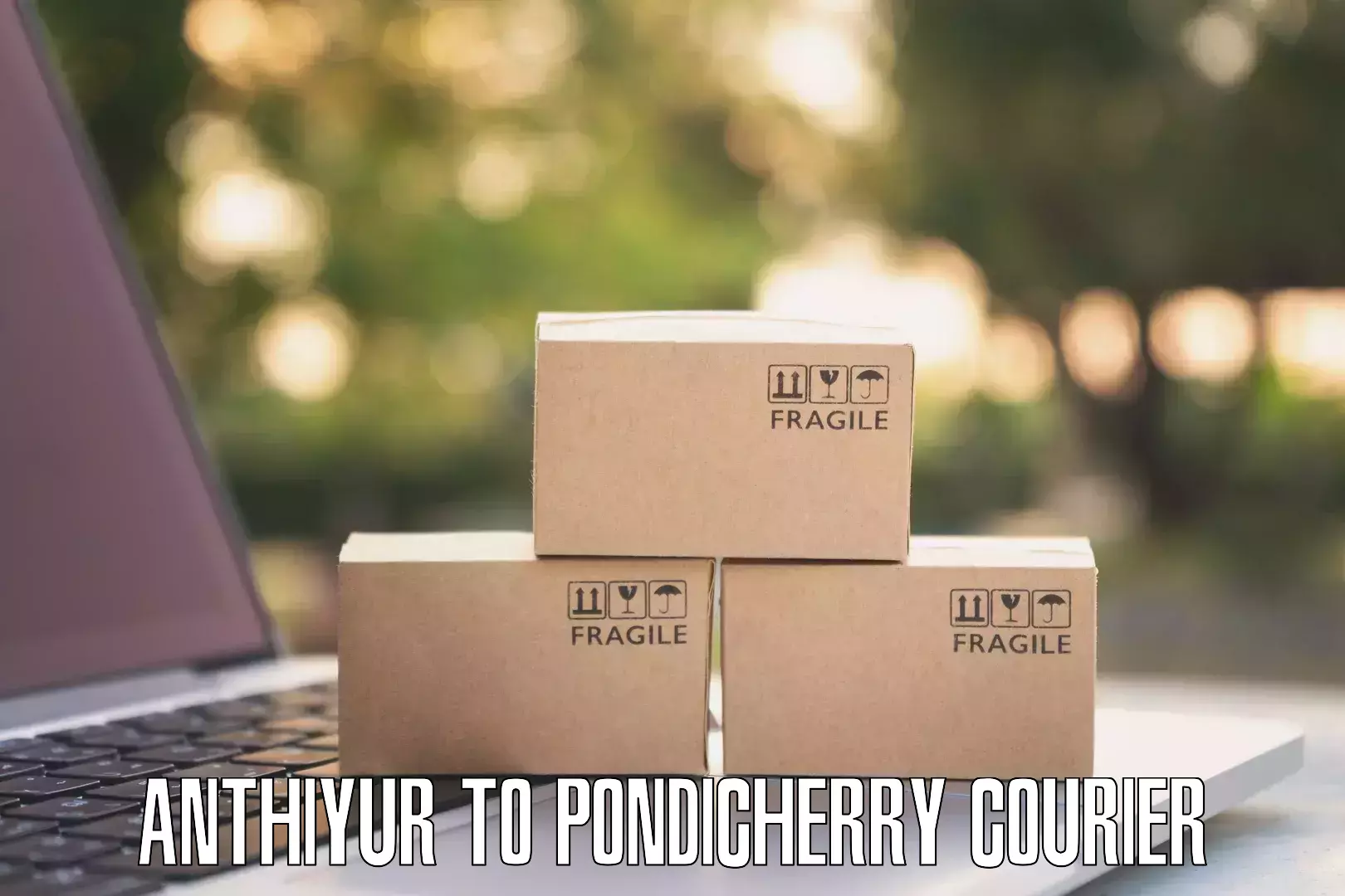 Business shipping needs Anthiyur to Pondicherry