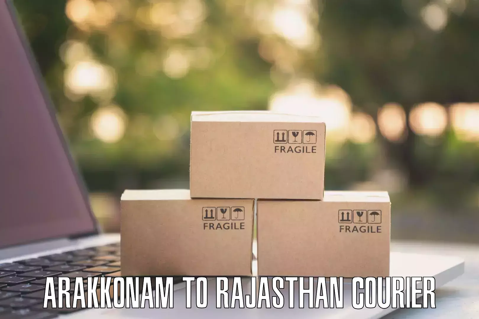 Advanced package delivery Arakkonam to Neemrana