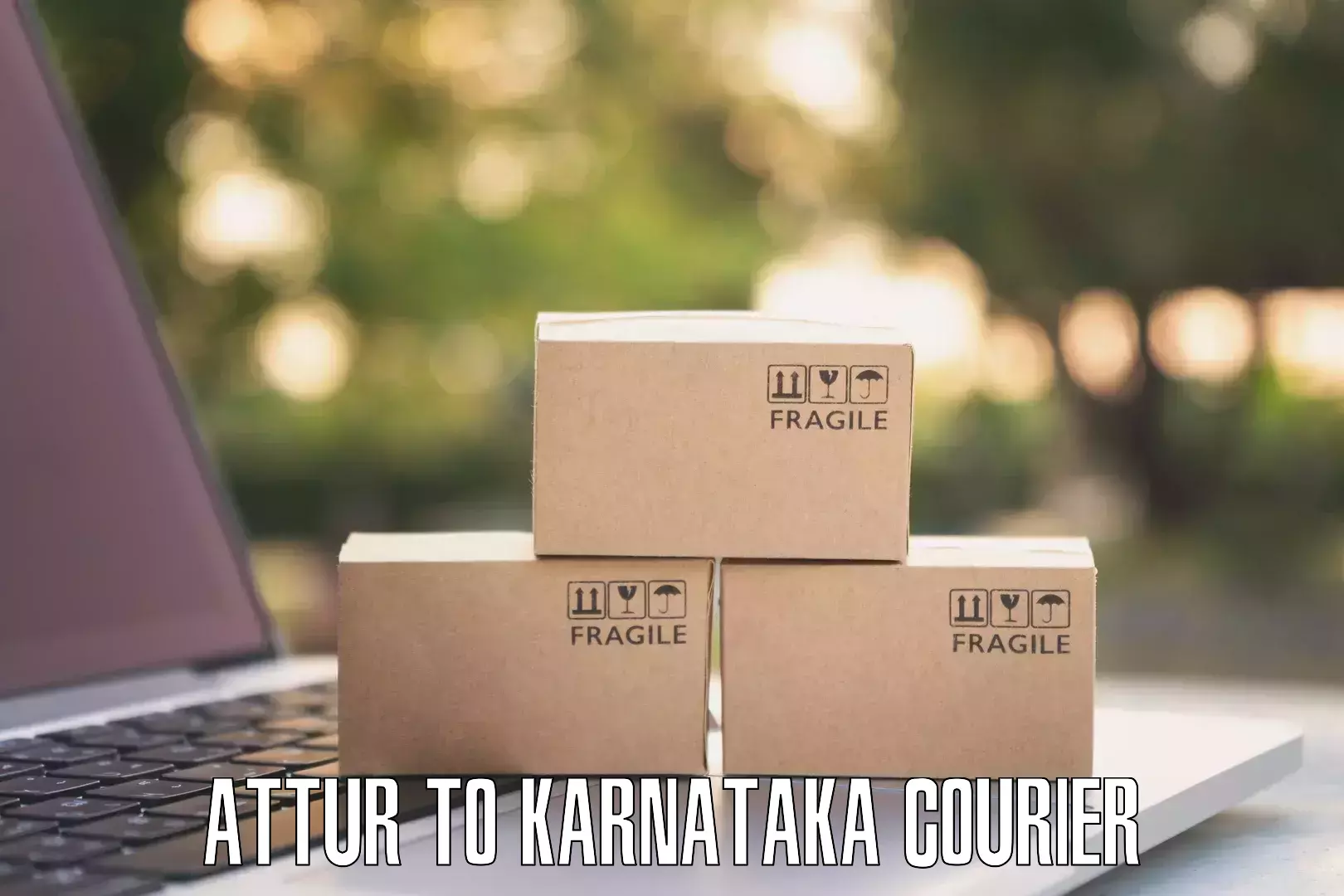 International courier networks Attur to Khanapur Karnataka