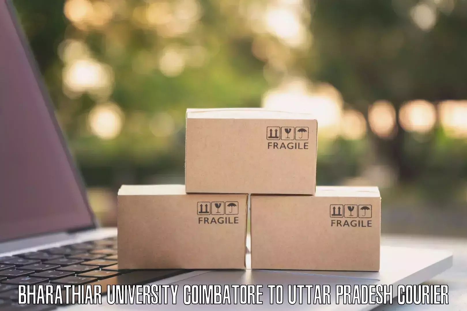 Commercial shipping rates Bharathiar University Coimbatore to Anandnagar