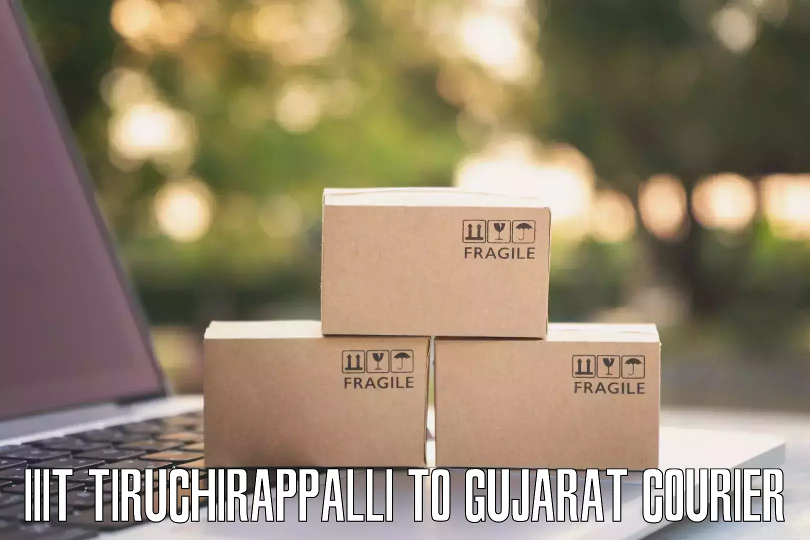 Efficient parcel tracking IIIT Tiruchirappalli to Banaskantha