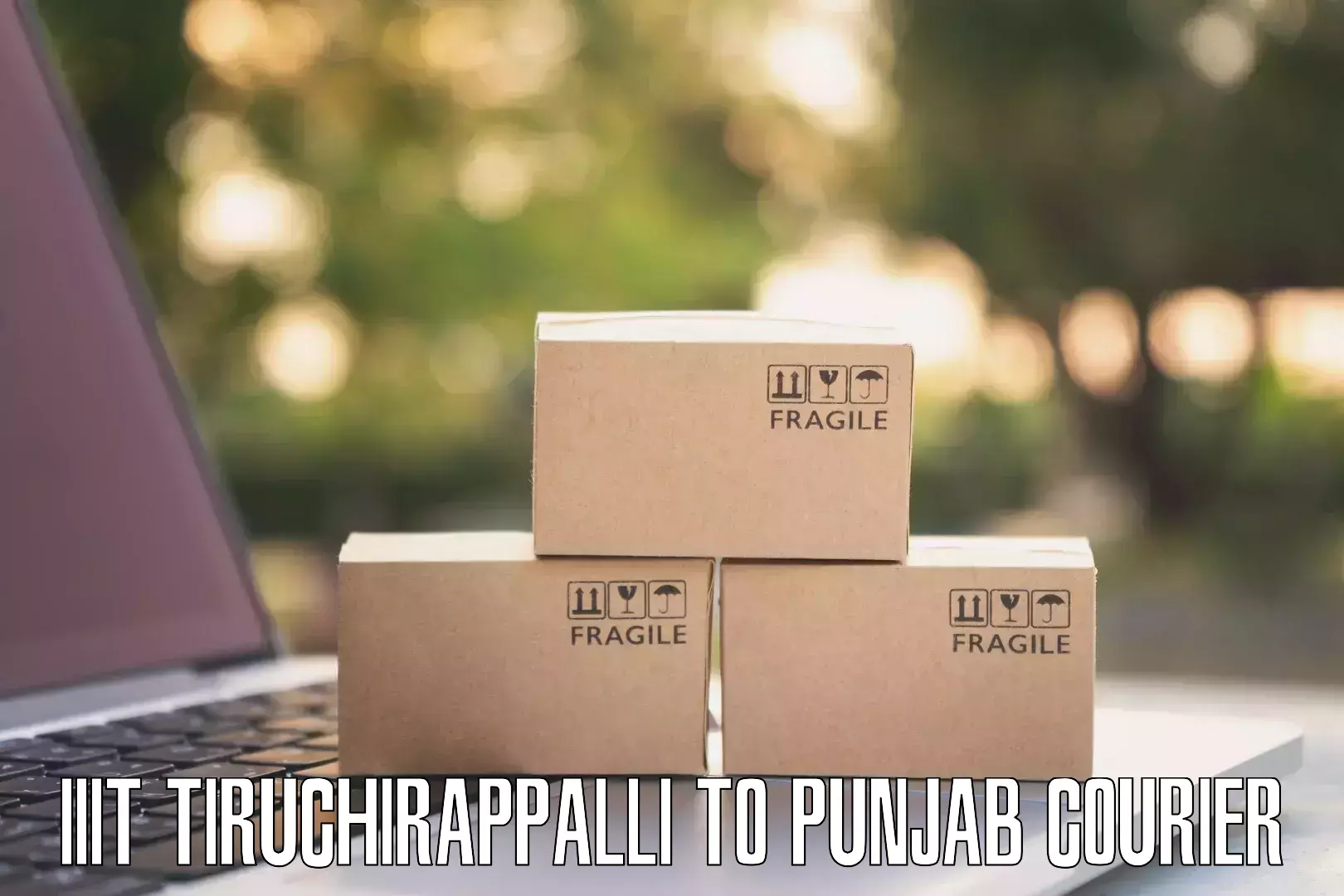 Package tracking IIIT Tiruchirappalli to Mohali