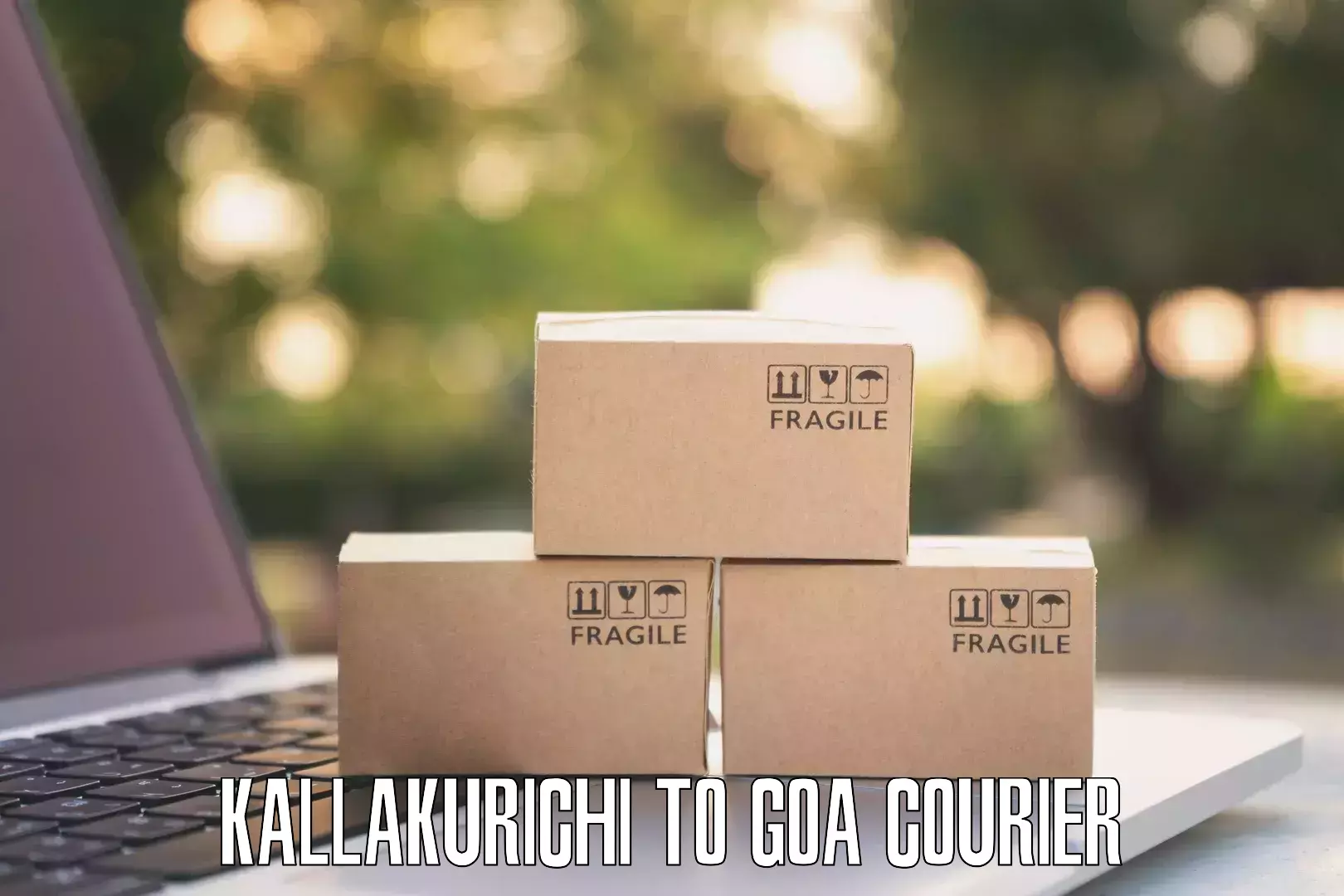 Modern courier technology Kallakurichi to South Goa