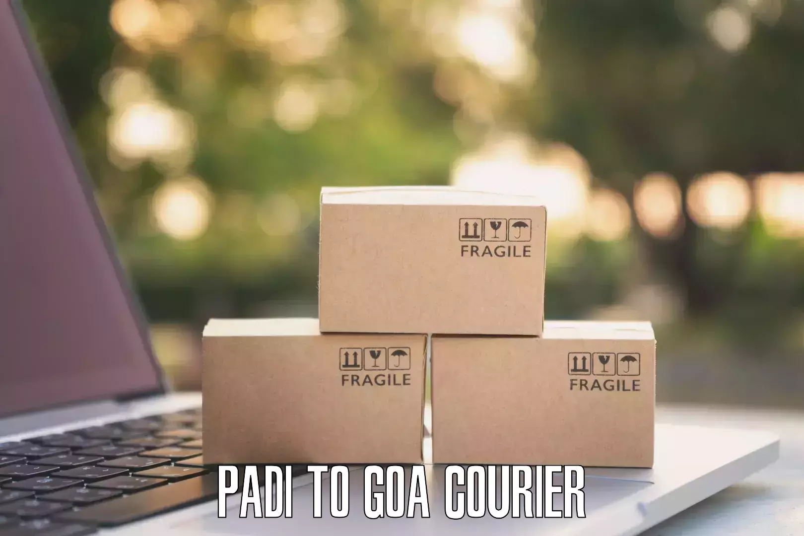 Tailored delivery services Padi to Goa