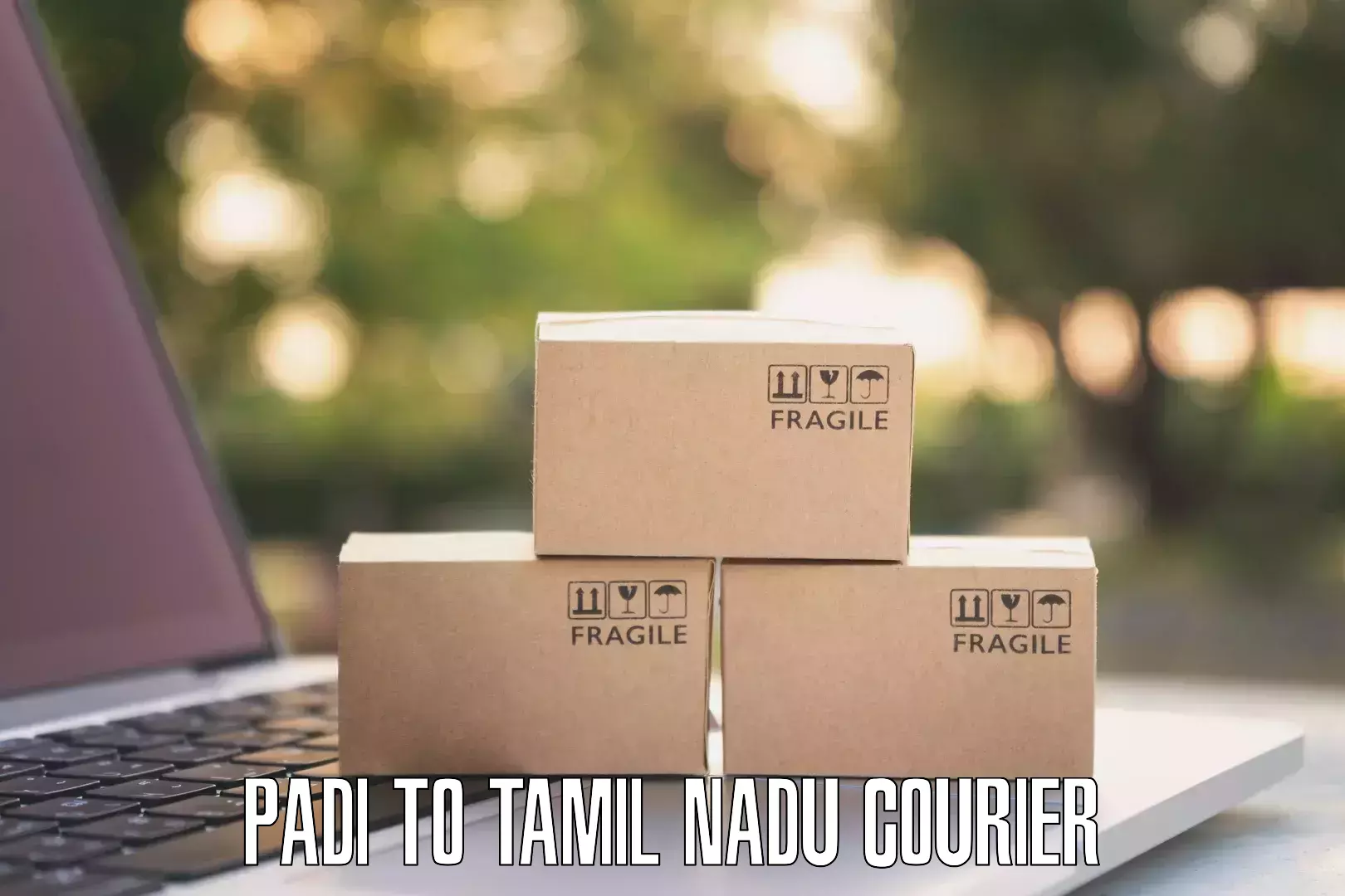 Customer-focused courier Padi to Karaikudi
