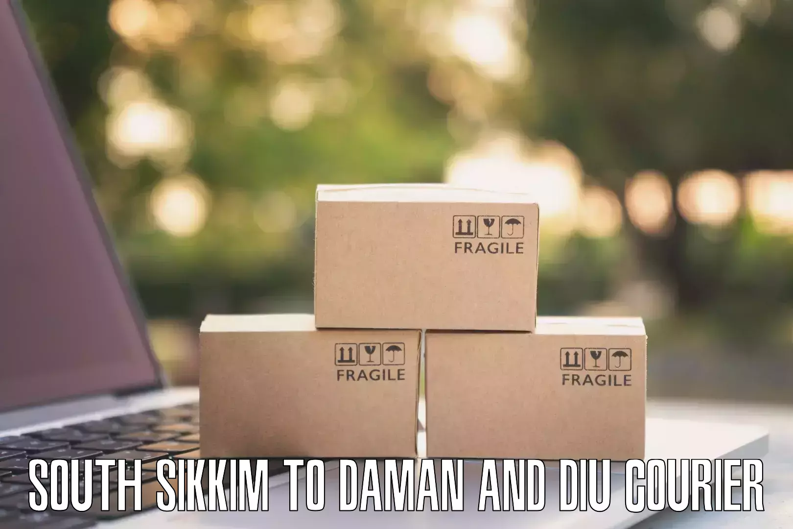 Affordable shipping solutions South Sikkim to Daman