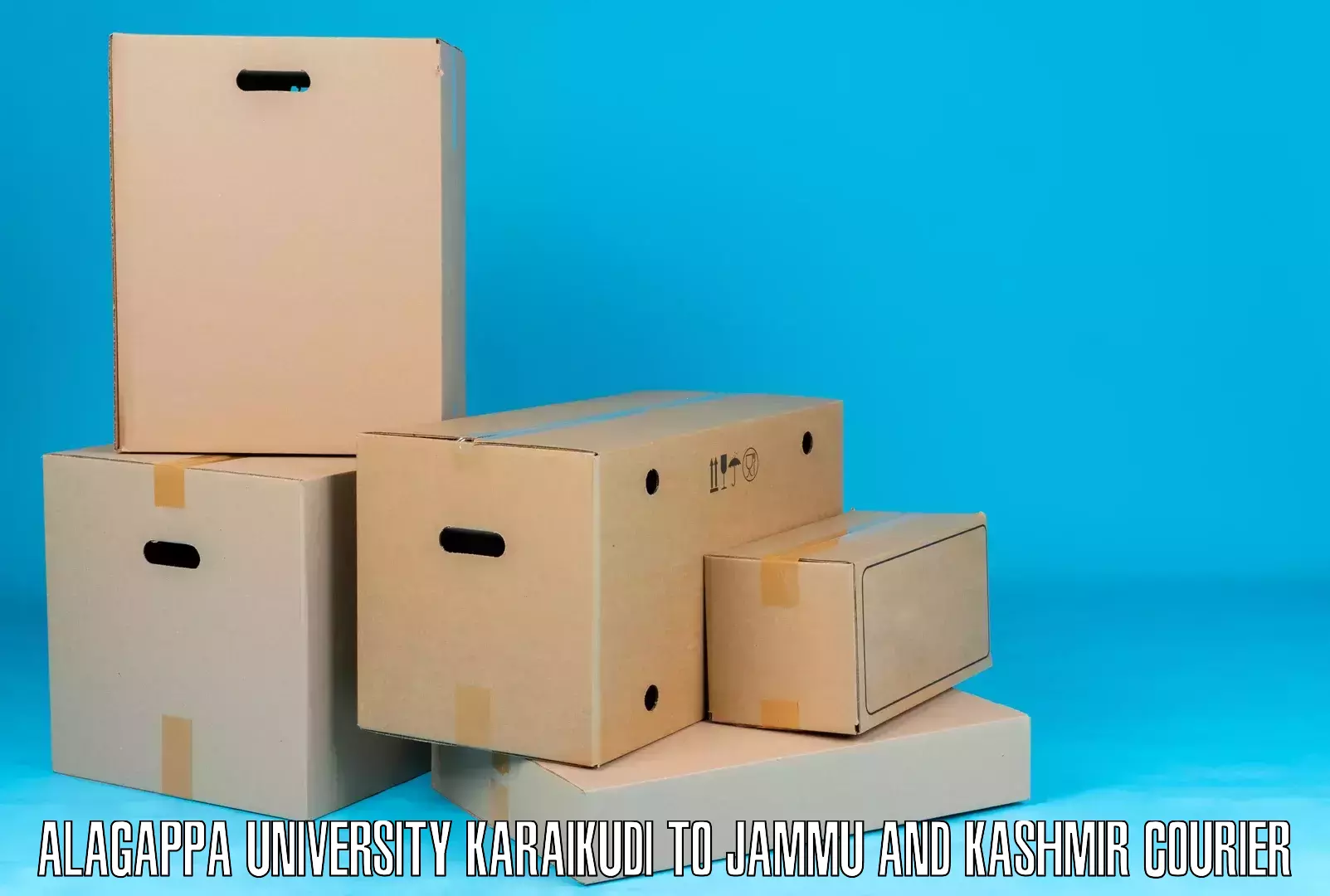 Courier service comparison Alagappa University Karaikudi to Jammu and Kashmir