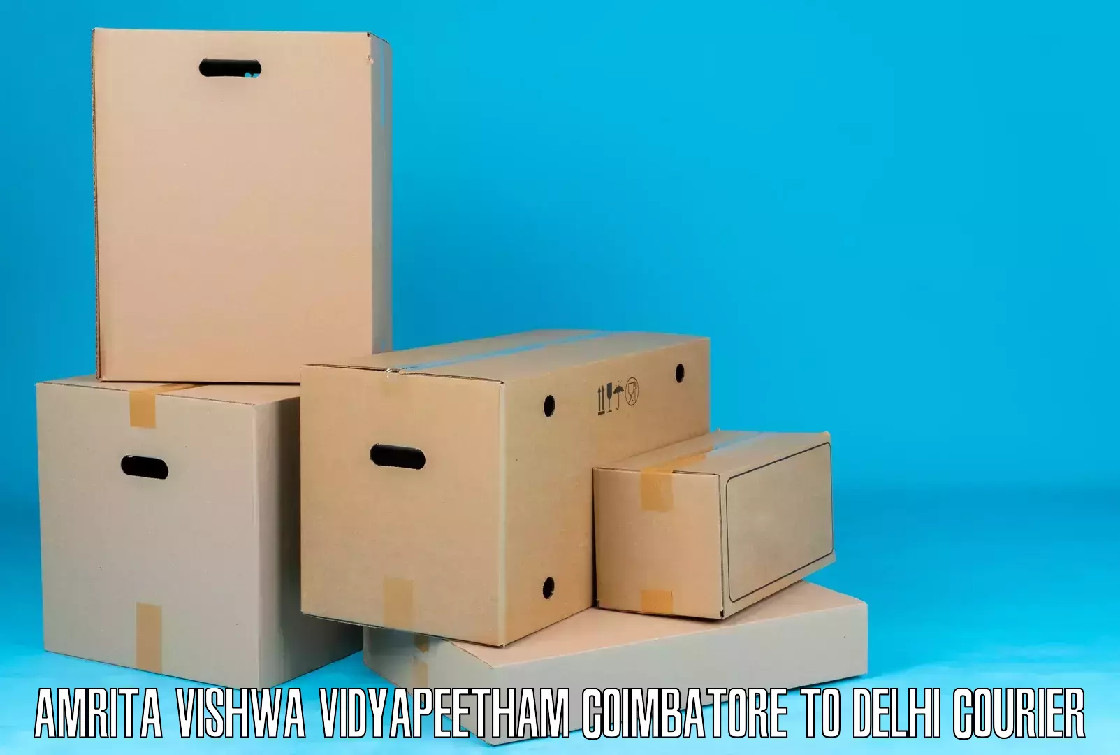 Secure packaging Amrita Vishwa Vidyapeetham Coimbatore to Ramesh Nagar
