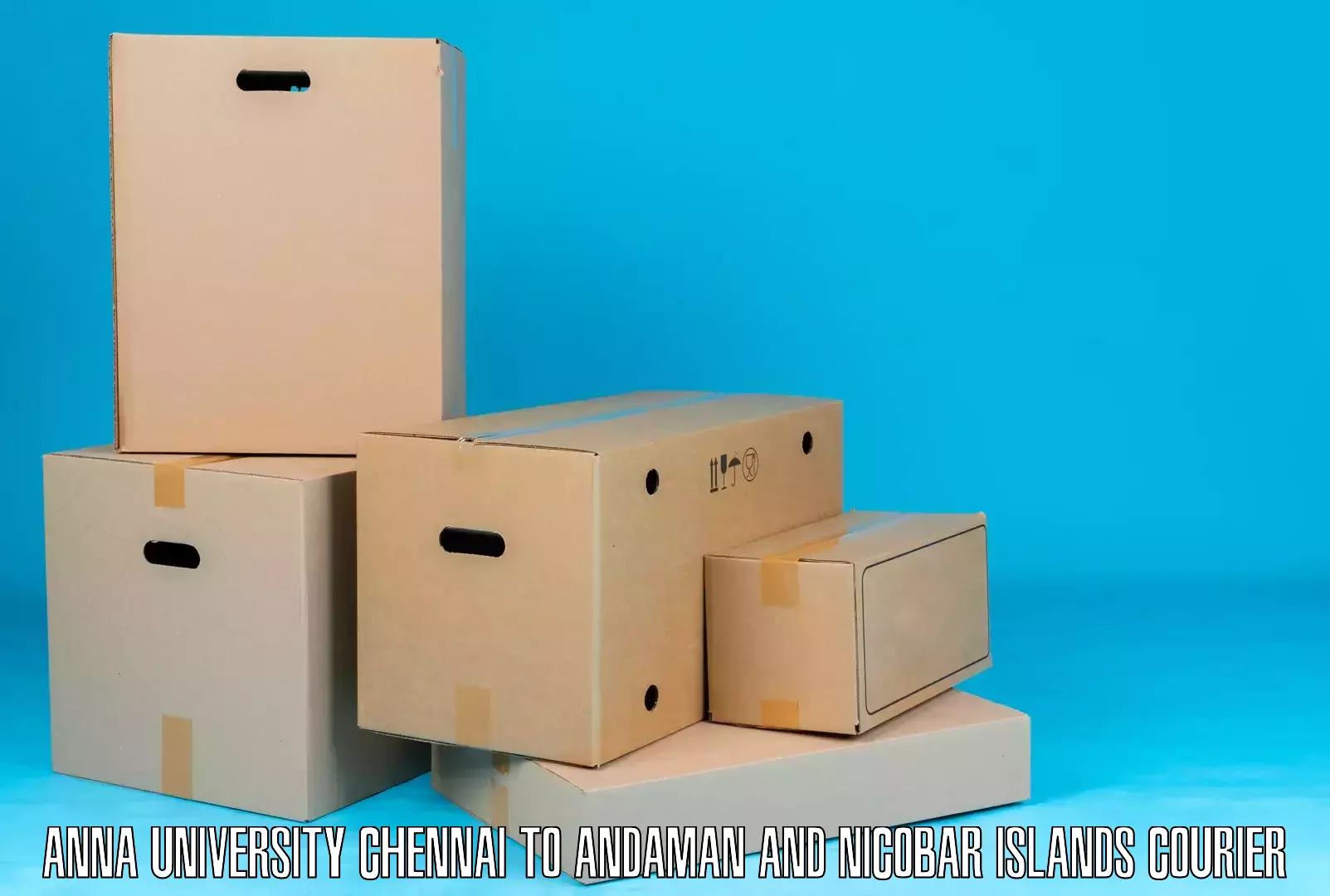 Parcel delivery automation Anna University Chennai to North And Middle Andaman
