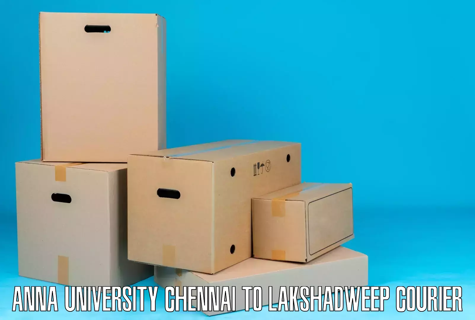 Round-the-clock parcel delivery Anna University Chennai to Lakshadweep