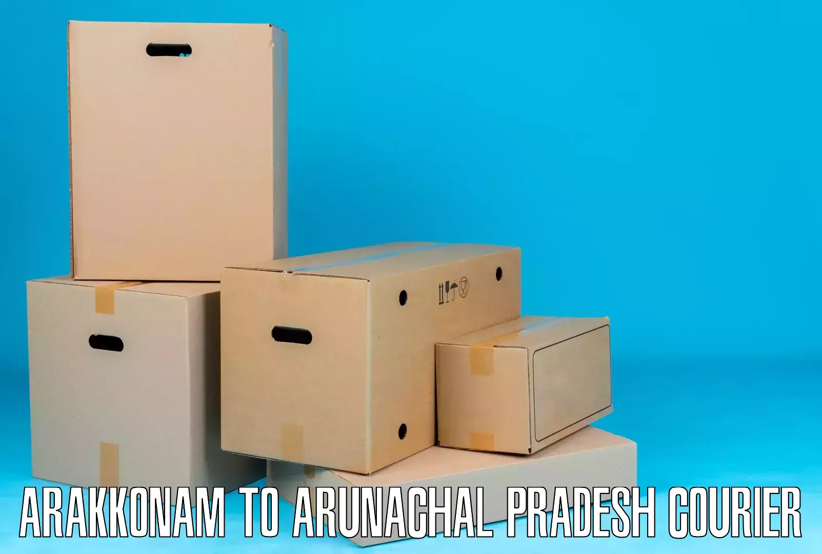 Efficient package consolidation Arakkonam to Basar