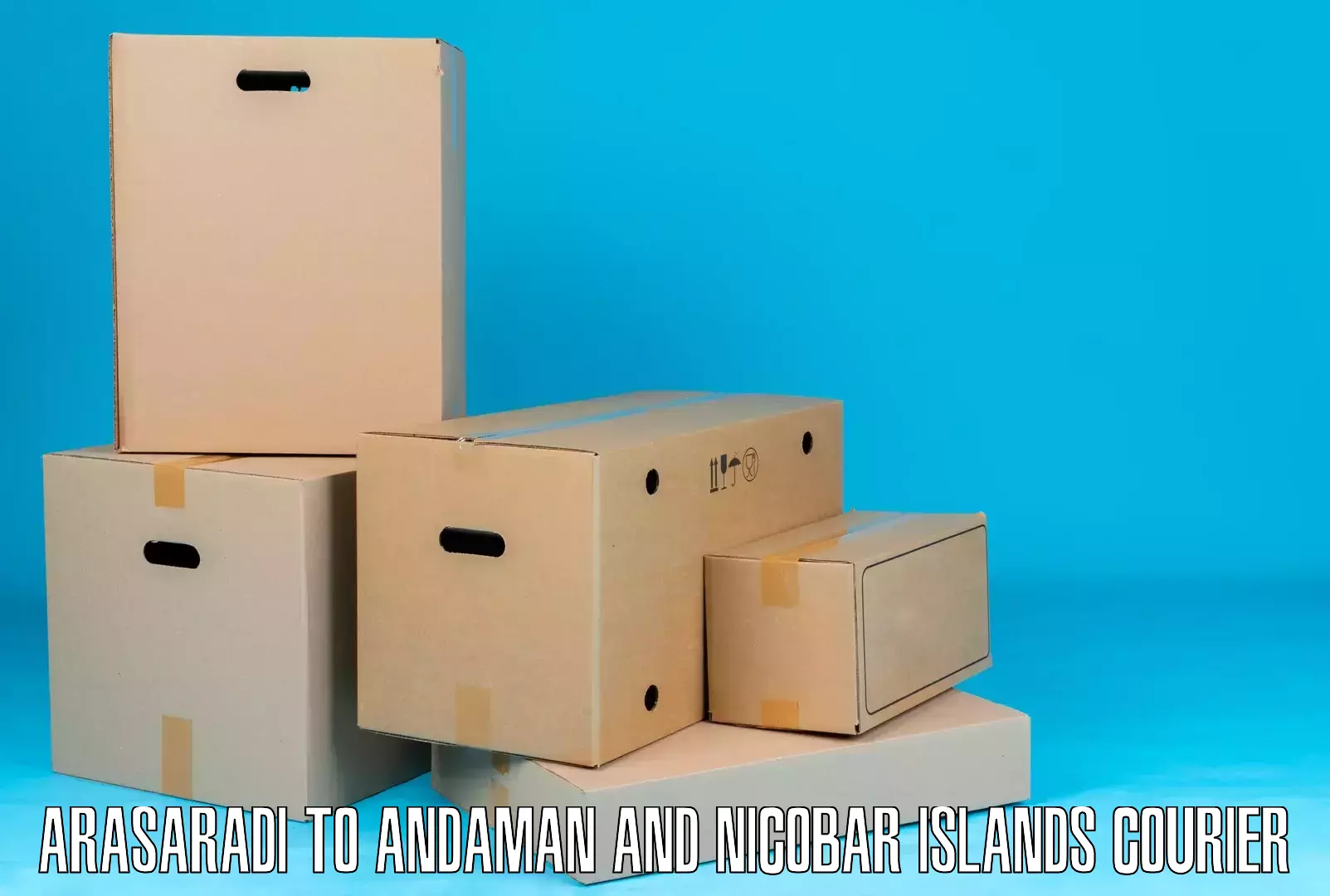 Parcel service for businesses Arasaradi to Nicobar